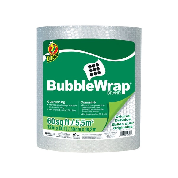 Duck Brand Duck 12 in. W X 60 ft. L Bubble Wrap 286687 - main